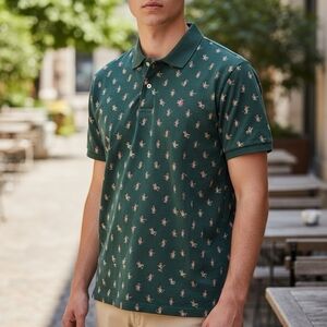 POLO By Ralph Lauren, Dark Green Collared Shirt, Sz 4XL